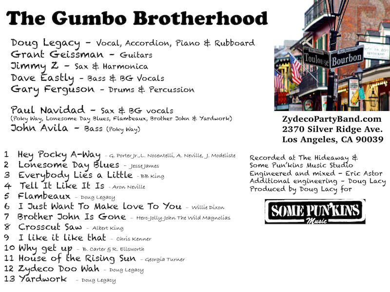 Doug Legacy and The Gumbo Brotherhood